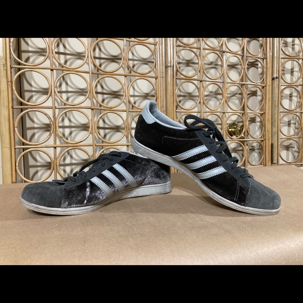 Adidas suede velvet sneakers
